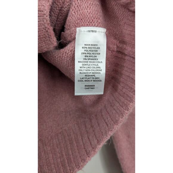 BP. Pink Cropped Drapey Oversized Cardigan - Picture 5 of 6